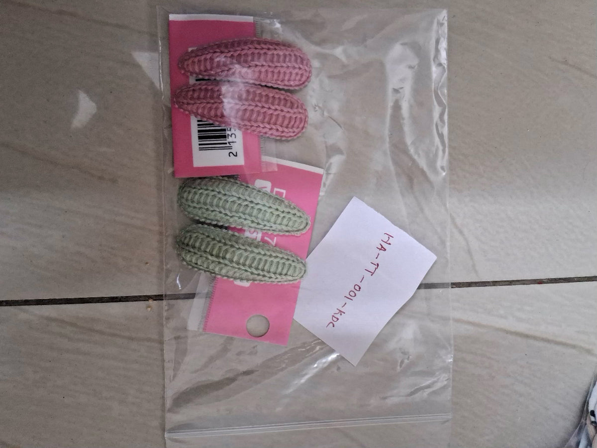Handmade Crochet Hair Clips