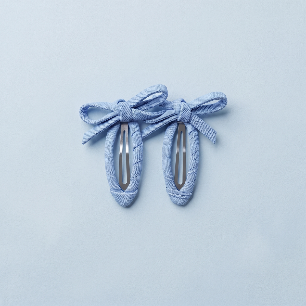 Cute Blue Bowknot Tic Tac Hair Clips