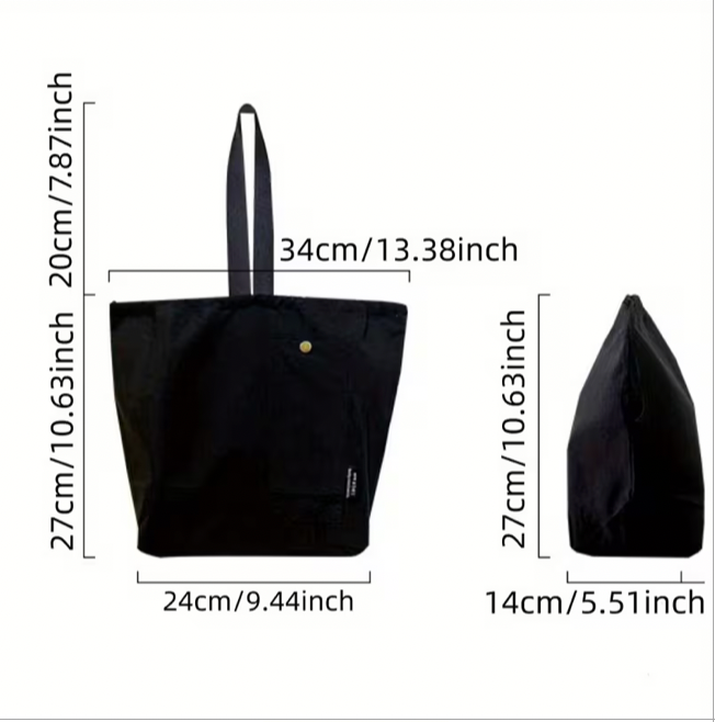 Foldable Lunch Bag with Multiple Compartments