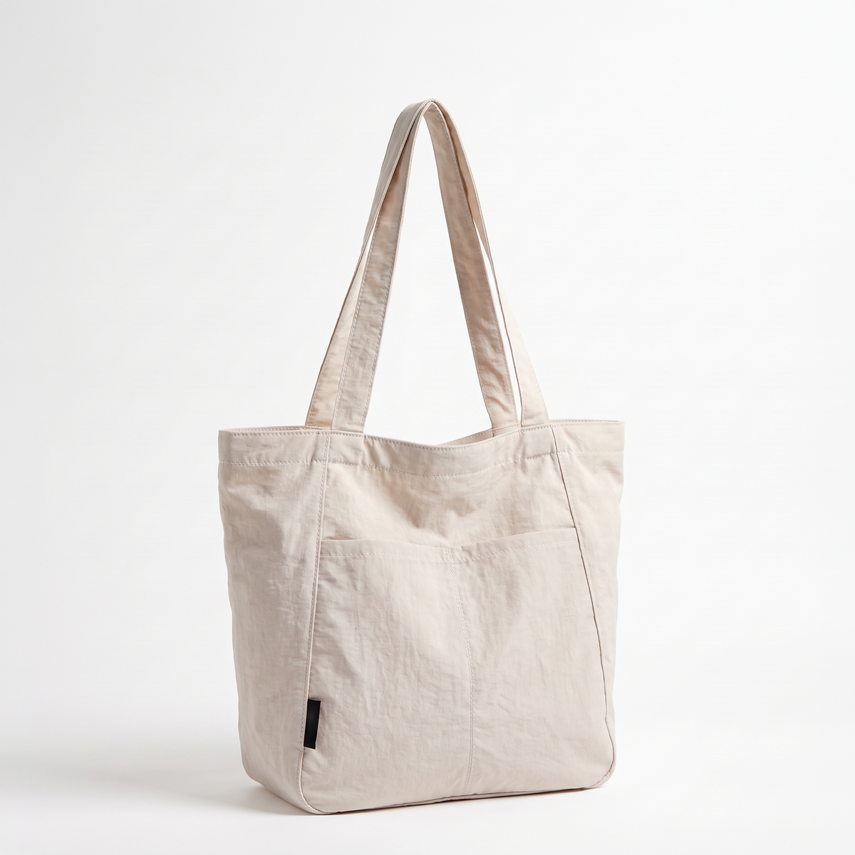 Korean Style Lightweight Casual Beige Tote Bag