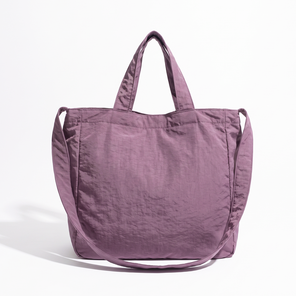 Korean Style Purple Colour Large Capacity Lightweight Shoulder Bag For Women