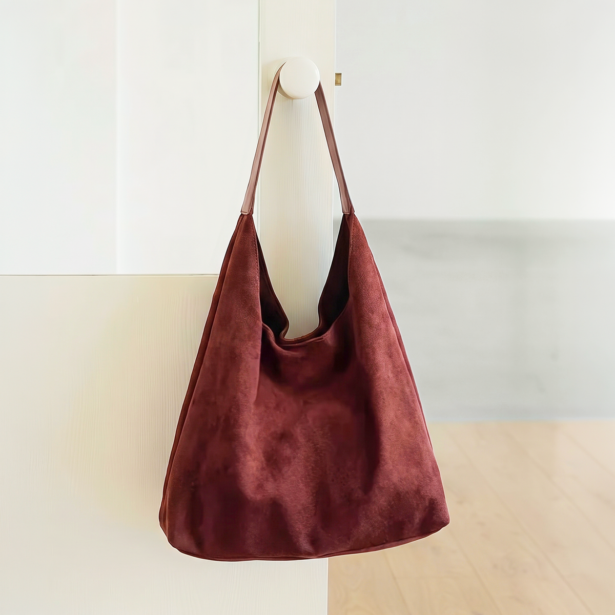 Women Solid Fashionable Bucket Shoulder Bag
