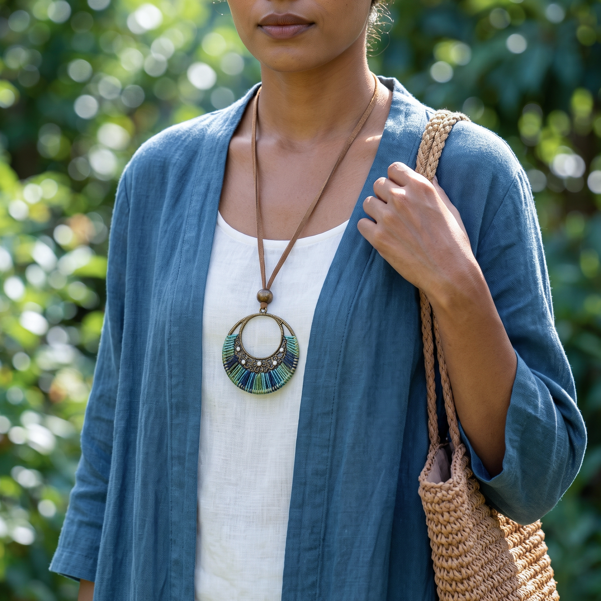 Handcrafted Necklace with Pendant